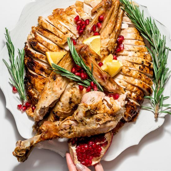 Spatchcock Roast Turkey Recipe - Recipe photo by iamafoodblog