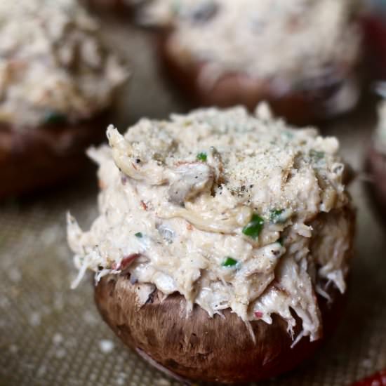 Gourmet Crab Stuffed Mushrooms - Recipe photo by YuliCooks