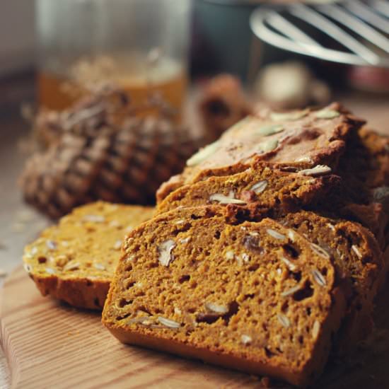 Whole grain, healthy pumpkin loaf - Recipe photo by dietetyczne-fanaberie