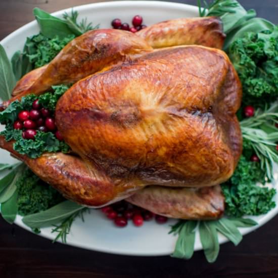 Apple Cider Brined Turkey - Recipe photo by hungerthirstplay