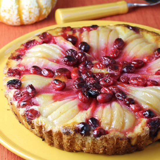 Cranberry and Pear Tart - Recipe photo by Food Gal