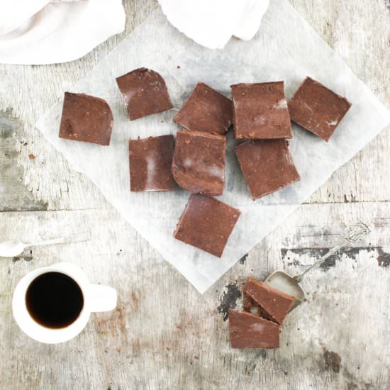Chocolate Chickpea Fudge - Recipe photo by rebelskitchen