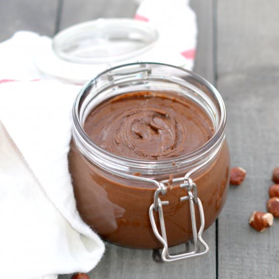 Homemade Healthy Nutella - Recipe photo by My Flourless Kitchen