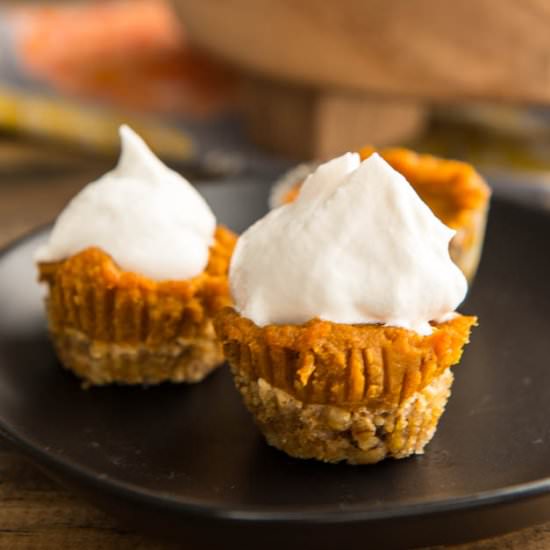 Mini Pumpkin Pies - Recipe photo by garnishedplate