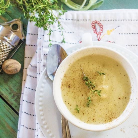 Creamy Turnip and Potato Soup - Recipe photo by syrupandbiscuits