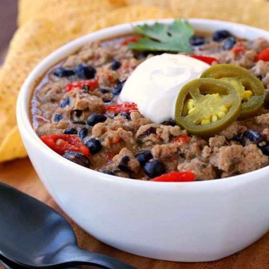 White Turkey Ranch Chili - Recipe photo by mantitlement