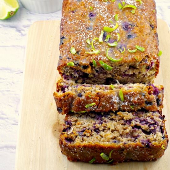 Blueberry Gingerbread Loaf - Recipe photo by Food Meanderings