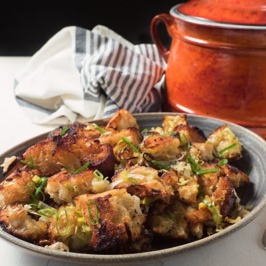Zuni Cafe Inspired Turkey Dressing - Recipe photo by glebekitchen
