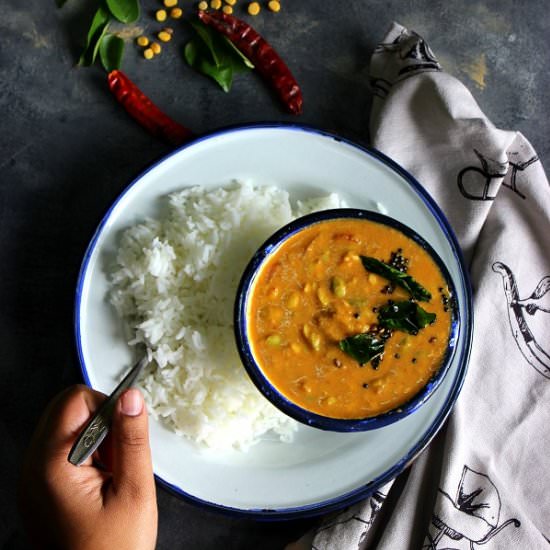 Avarekalu Huli Saru - Recipe photo by PriyaShiva