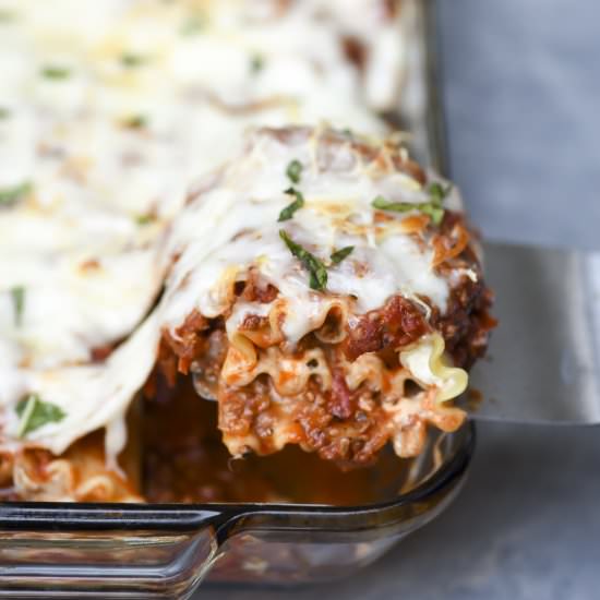Meaty Lasagna Roll-Ups - Recipe photo by Valeries Kitchen