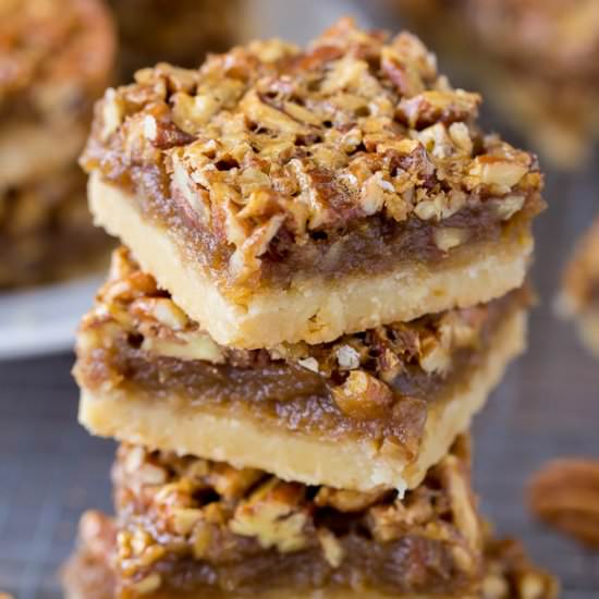 The Ultimate Pecan Pie Bars - Recipe photo by yourcupofcake