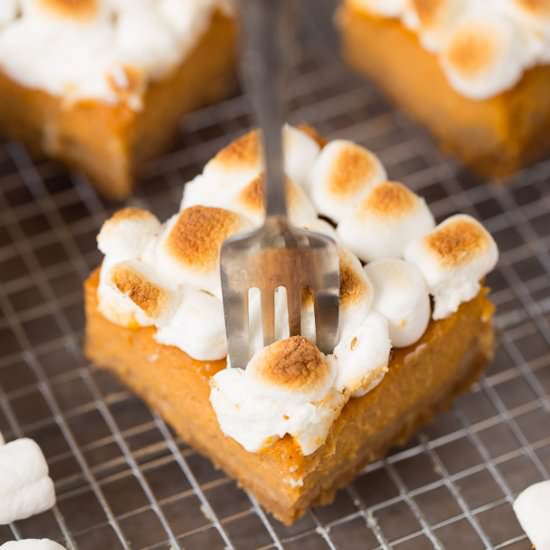 Sweet Potato Pie Bars - Recipe photo by yourcupofcake