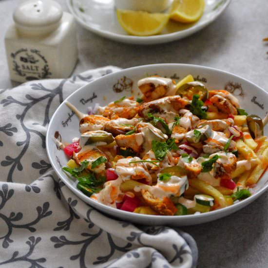 Chicken Shawarma Fries - Recipe photo by Savory and Sweet Food