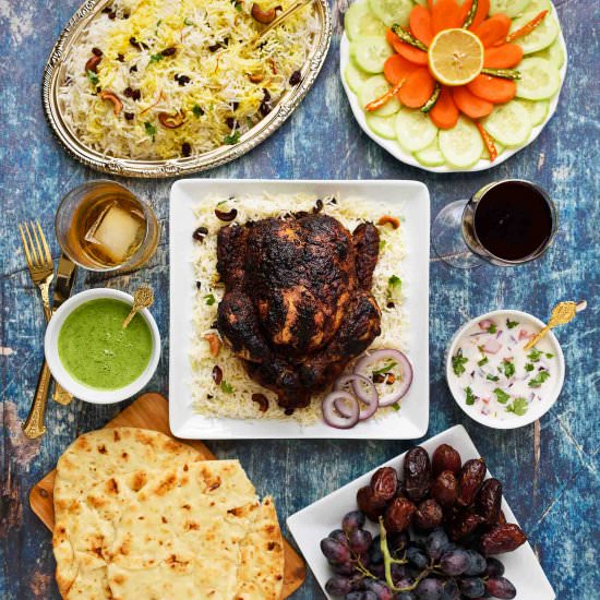Tandoori Whole Chicken Roast - Recipe photo by pepperdelight