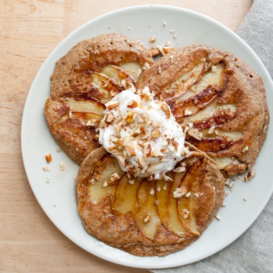 Apple Oatmeal Griddle Cakes - Recipe photo by veronicakablan