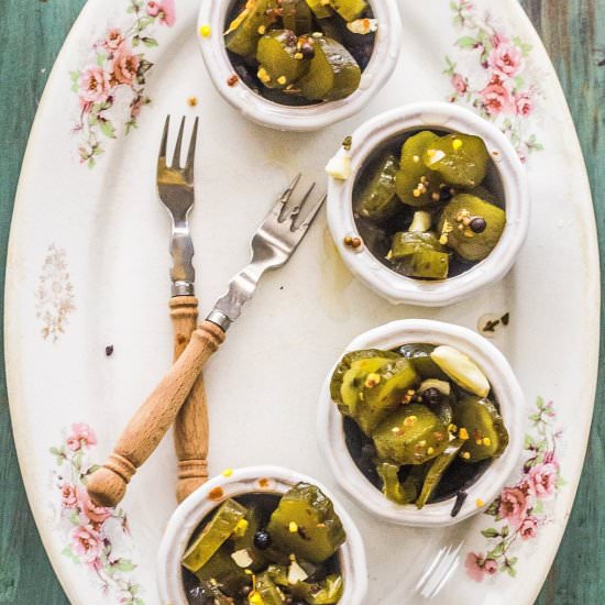 Fire and Ice Pickles - Recipe photo by syrupandbiscuits