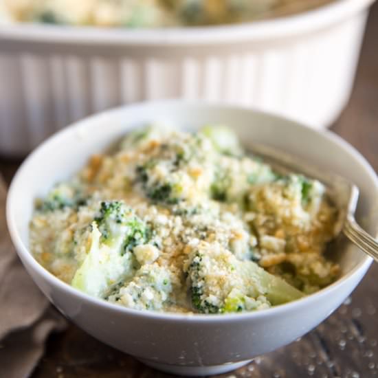 Cheesy Broccoli Casserole - Recipe photo by culinaryhill
