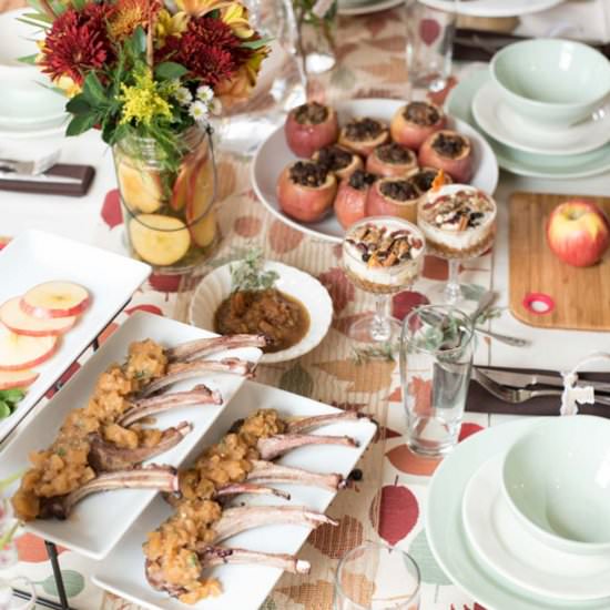 Fall Inspired Pot Luck with Apples - Recipe photo by hungerthirstplay