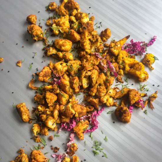 Curry Cauliflower w/ Nigella Seeds - Recipe photo by zingijounal