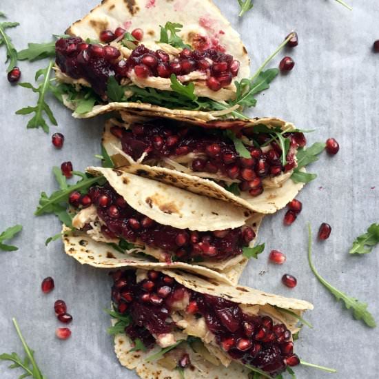 Pulled Turkey Cranberry Sauce Tacos - Recipe photo by The Histamine Friendly Kitchen