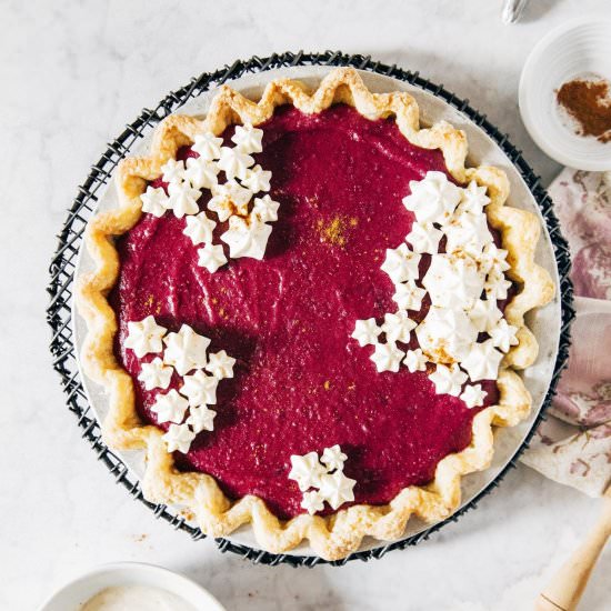 purple sweet potato pie - Recipe photo by hummingbirdhigh