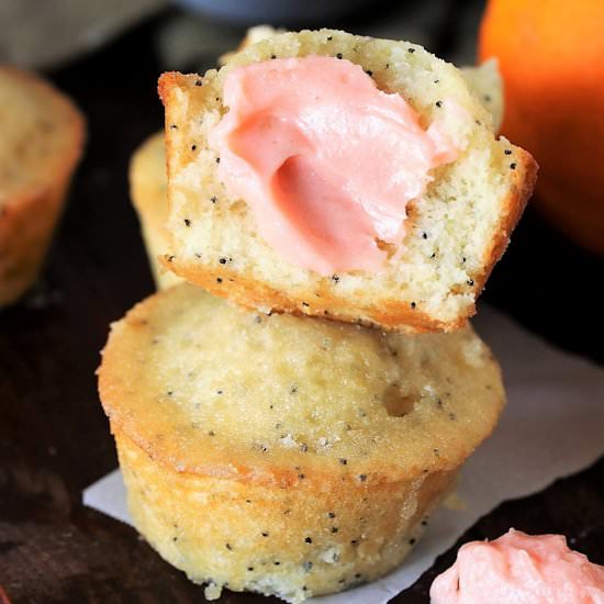 Glazed Poppy Seed Muffins - Recipe photo by thekitchenismyplayground
