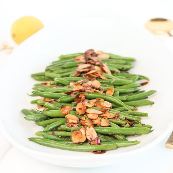 Green Beans Almondine - Recipe photo by Lively Table