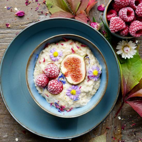 Coconut Porridge - Recipe photo by breakfastwithflowers