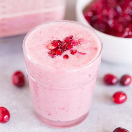 Orange Cranberry Sauce Smoothie - Recipe photo by heartandstove