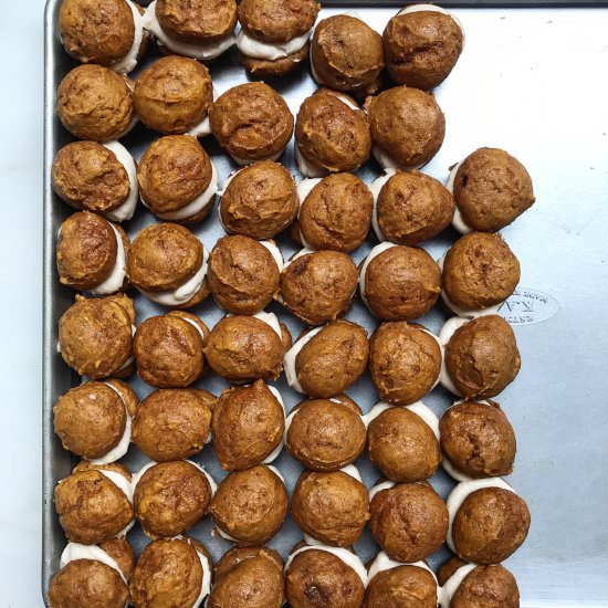 Pumpkin Whoopie Pies - Recipe photo by jessie sheehan bakes