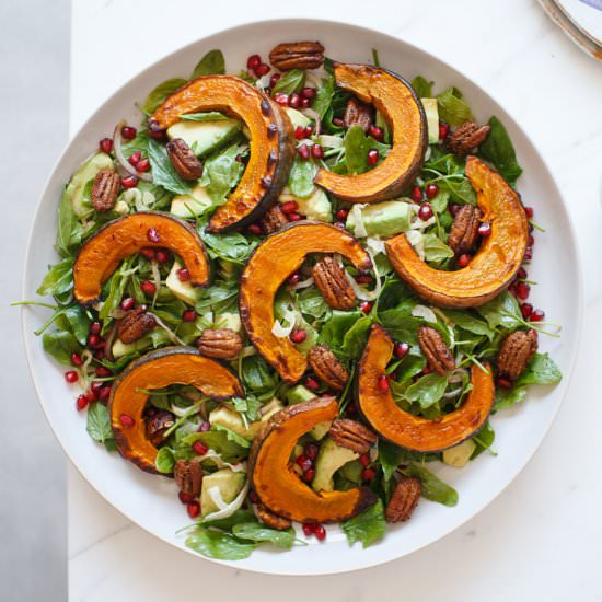 Kabocha Salad + Maple Pecans - Recipe photo by AscensionKitchen