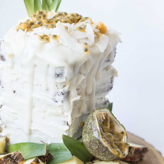 Pineapple Humming Bird Cake - Recipe photo by rezelkealoha