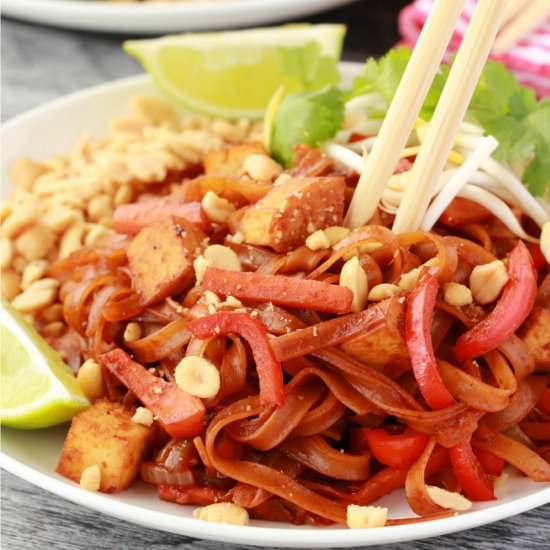 Vegan Pad Thai - Recipe photo by lovingitvegan