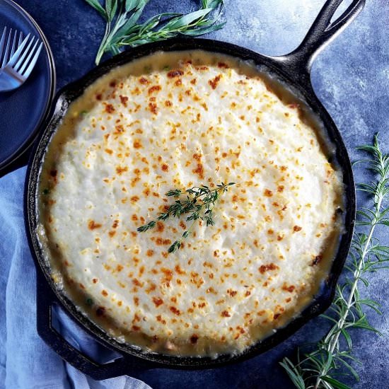 Skillet Turkey Shepherd’s Pie - Recipe photo by Give it Some Thyme