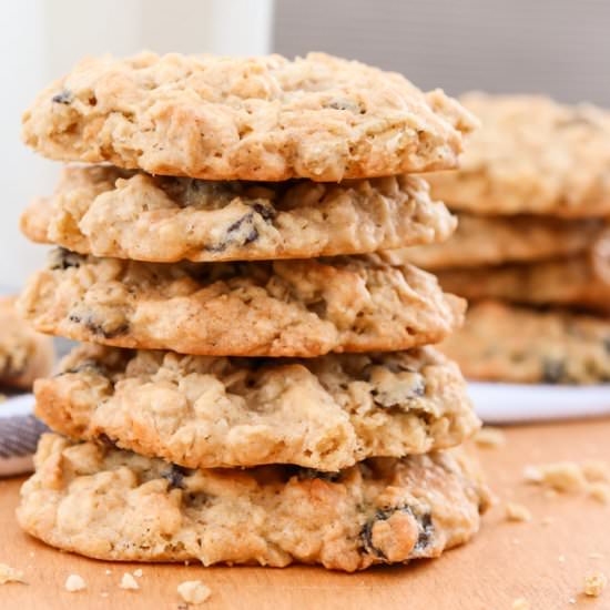 Oatmeal Coconut Raisin Cookies - Recipe photo by ValentinasCorner