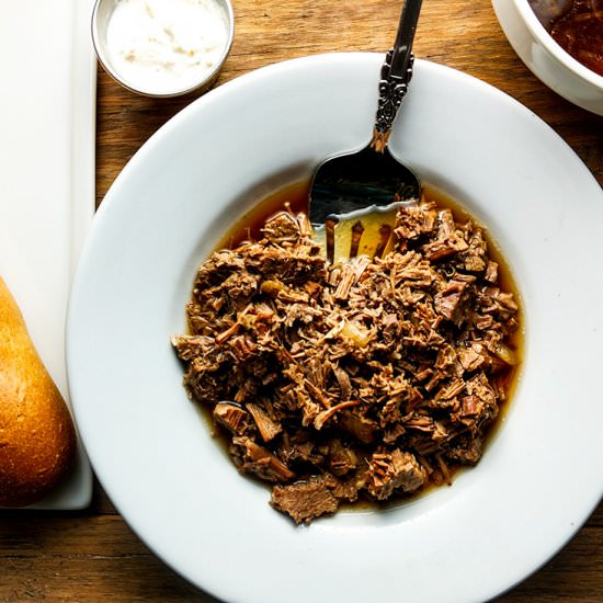 Slow Cooker Beef Roast - Recipe photo by On The Go Bites
