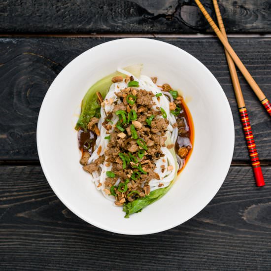 Dan Dan Noodles Recipe - Recipe photo by Charlene Chan