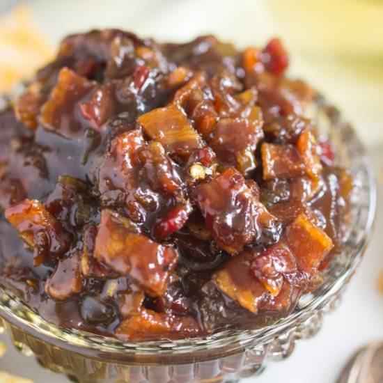 Brown Sugar Bourbon Bacon Jam - Recipe photo by thegoldlininggirl