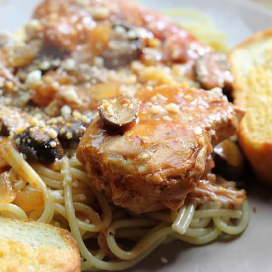 Chicken with Merlot Recipe - Recipe photo by cullys kitchen