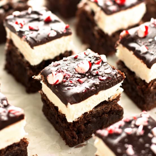 Peppermint Brownies - Recipe photo by 2Teaspoons