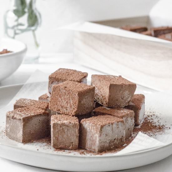 Miso Infused Chocolate Truffles - Recipe photo by rezelkealoha