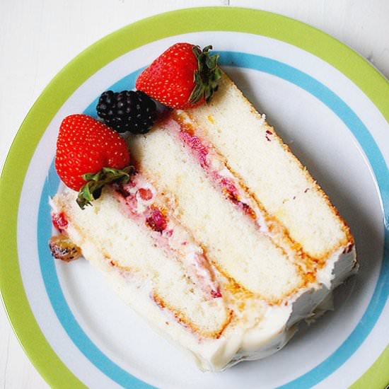 Fresh fruit cake - Recipe photo by evabakes