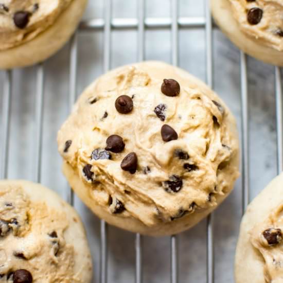 Vegan Cookie Dough Icing - Recipe photo by saltandlavender