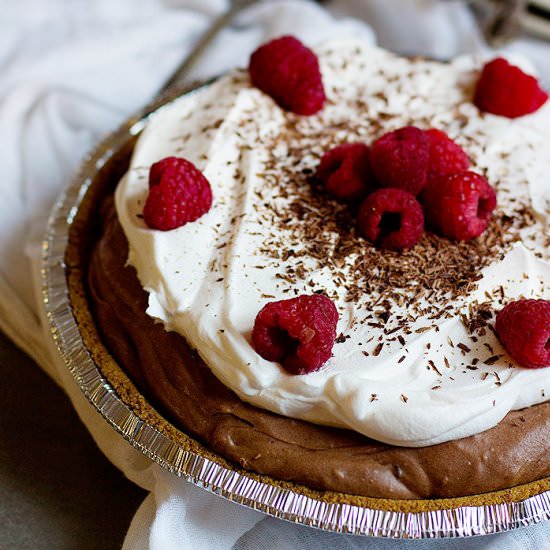 No Bake Chocolate Cream Pie - Recipe photo by unicorns in the kitchen