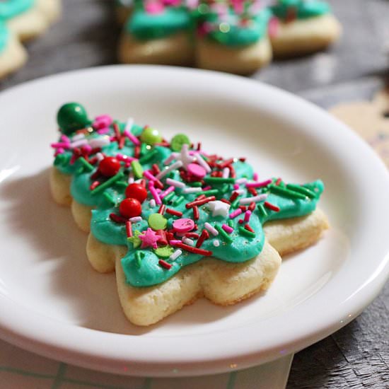Iced Holiday Sugar Cookies - Recipe photo by Lila Ruth Grain Free