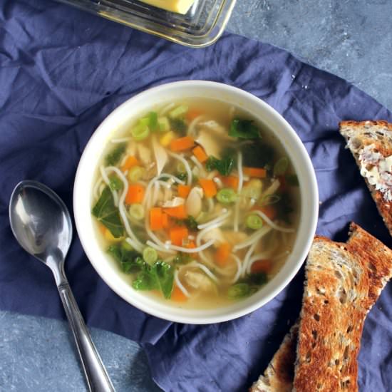 Chicken Noodle Soup - Recipe photo by The Candid Kitchen