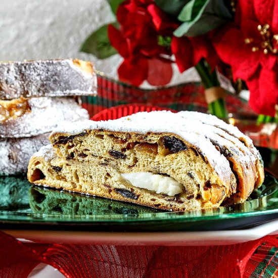 Traditional Christmas Stollen - Recipe photo by onlinepastrychef