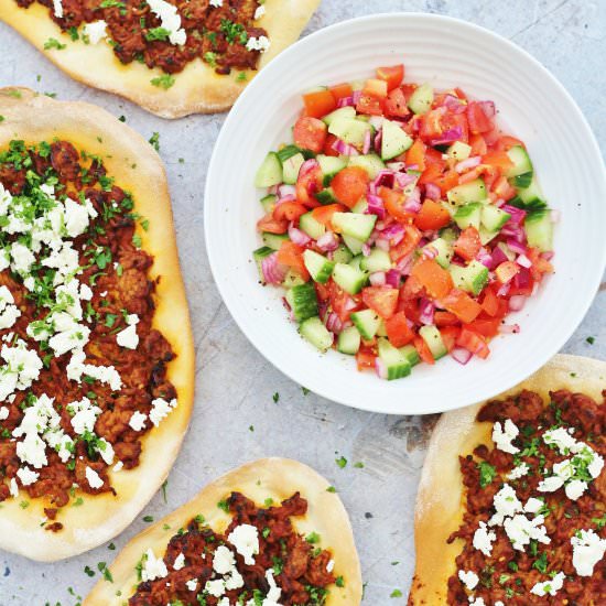 Turkish Lamb Pizzas (Lahmacun) - Recipe photo by easypeasyfoodie