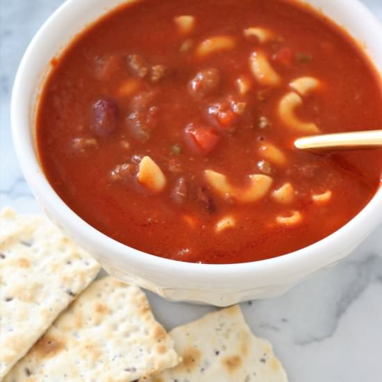 Favorite Crockpot Chili - Recipe photo by The Nutrition Adventure