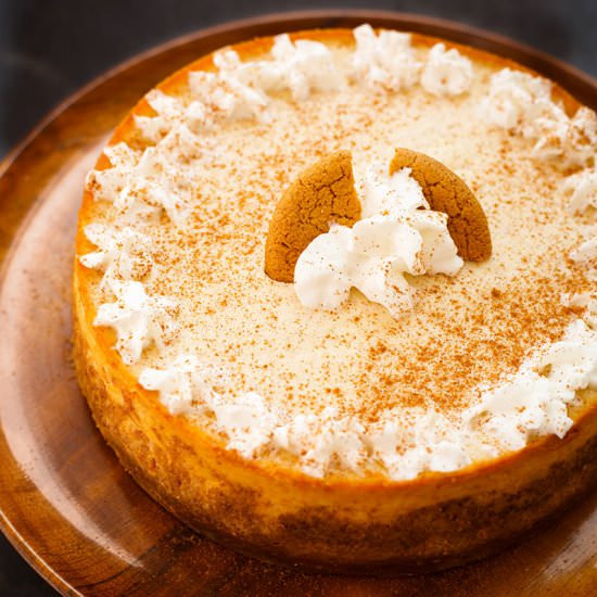 Instant Pot Eggnog Cheesecake - Recipe photo by Simply Happy Foodie